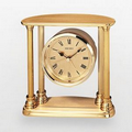 Seiko Gold Tone Square Table Alarm Clock